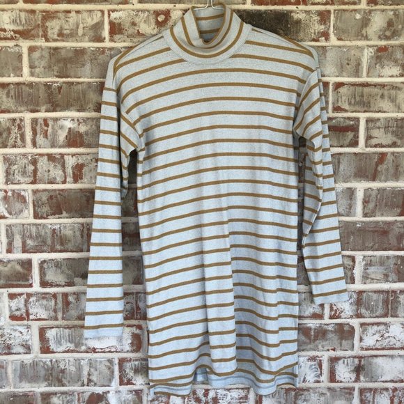 ANTHRO Vanessa Virginia Metallic Turtleneck Tunic XS - Picture 3 of 12